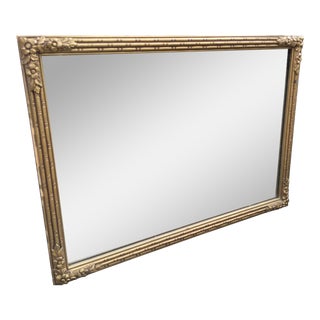 Vintage Gold Framed Mirror For Sale