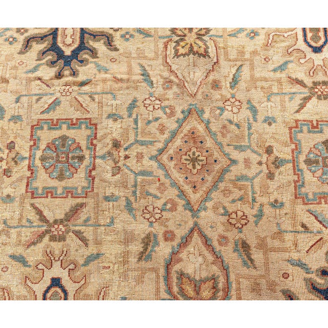 Turkish Antique Turkish Hereke Rug For Sale - Image 3 of 8