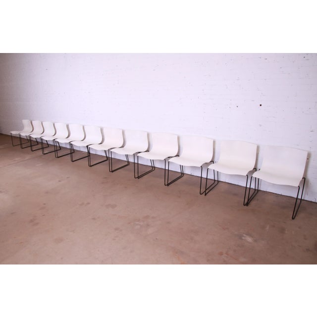 Massimo Vignelli for Knoll International Postmodern Handkerchief Chairs, Set of 12 For Sale - Image 13 of 13