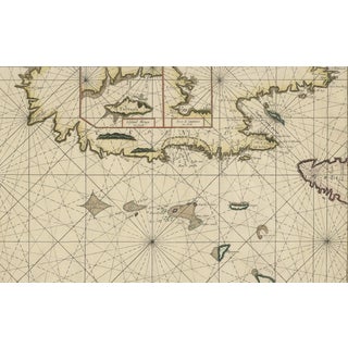 Antique Sea Chart of the Northern Part of Hispaniola For Sale