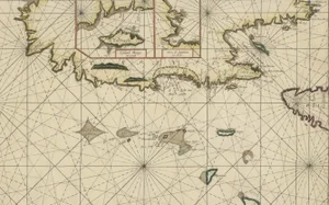 Antique Sea Chart of the Northern Part of Hispaniola