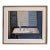 1959 Mid-Century Modern 'A Moment of Quiet' Vintage Swedish Interior Still Life Oil Painting, Framed For Sale