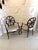 Antique Victorian Carved Mahogany Spider Web Back Desk Chairs, 1880, Set of 2 For Sale - Image 3 of 16