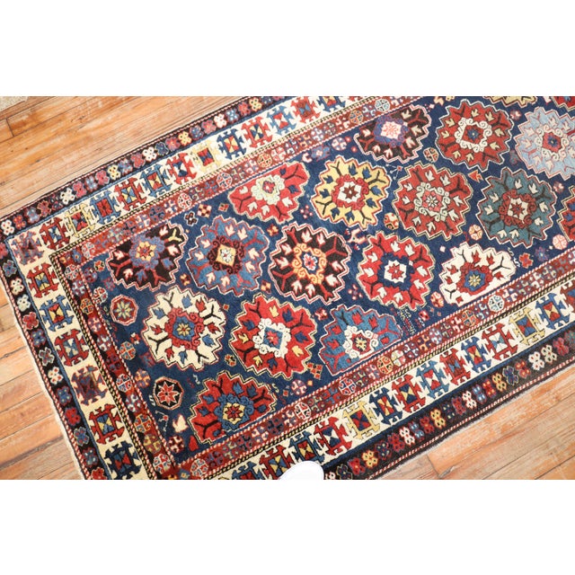 19th Century Shirvan Caucasian Tribal Runner - 3'3" x 12'6" For Sale - Image 4 of 10