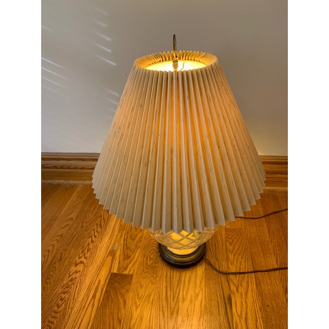 1970s Bleikristall Lead Crystal Lamp For Sale - Image 11 of 13