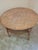 Antique American 2-Tier Woven Wicker Parlor Table With Metal Boot Feet For Sale - Image 11 of 15