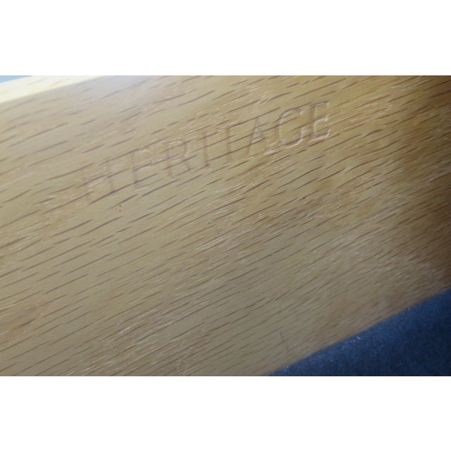 Drexel Heritage Drexel Heritage Mid Century Modern Long Dresser Sideboard Bathroom Vanity For Sale - Image 4 of 12