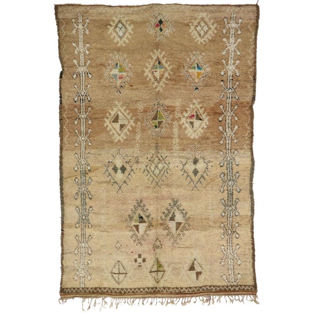Vintage Beni MGuild Moroccan Rug - 06'07 X 09'08 For Sale - Image 9 of 9