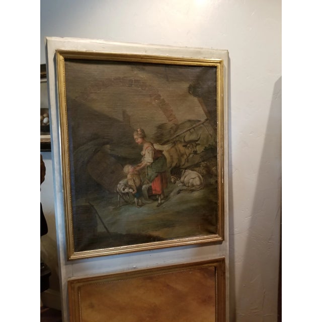 18th Century French Trumeau Mirror For Sale - Image 4 of 11