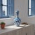 The Sapphire Garden This Handmade Ceramic Lidded Vase is a tribute to the golden age of blue and white ceramics. Standing...