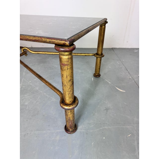 Vintage Gilded Regency Coffee Table by Giovanni Banci for Hermès, 1960s For Sale - Image 9 of 15