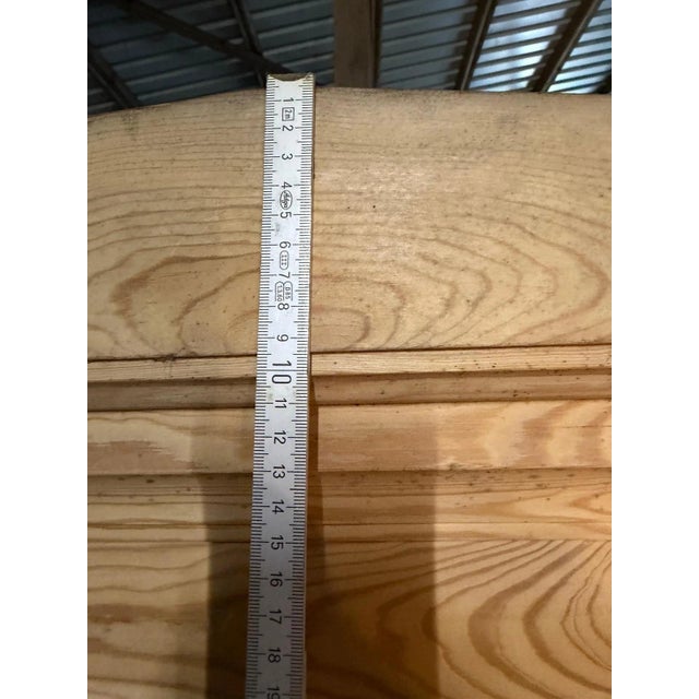 1990s Farmhouse Cupboard in Softwood Pine Natural Wood, 1890s For Sale - Image 5 of 13
