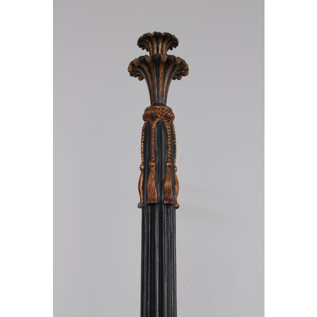 Nancy Corzine Paint Decorated King Size Poster Bed For Sale - Image 9 of 14