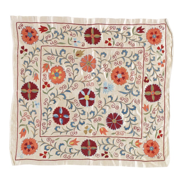 20th Century Asian Suzani Textile Rug 3 3 3 6 Chairish