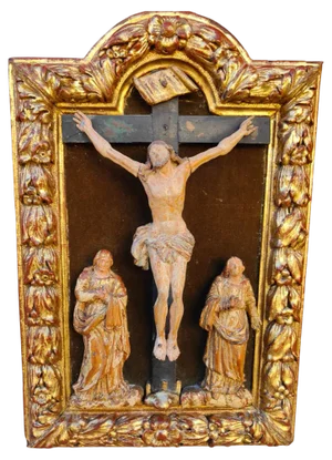 Religious Artist, Calvary, 17th Century, Boxwood