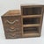 This is a vintage Japanese wooden three-drawer chest, traditionally known as a kodansu. Crafted from natural wood with a...
