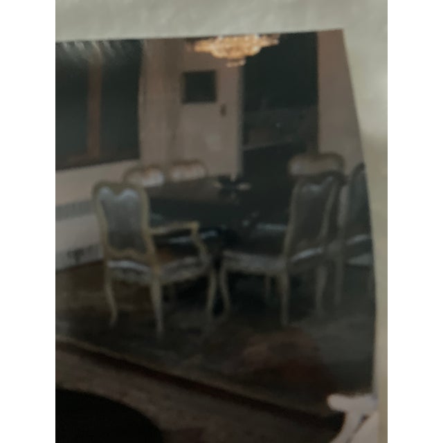 Antique Mahogany Pedestal Dining Room Table With Leaves For Sale - Image 4 of 5