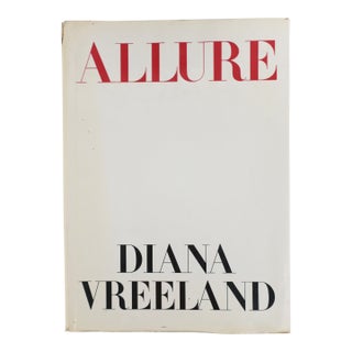 Allure Diana Vreeland First Edition Coffee Table Book, 1980, New York For Sale