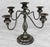 Victorian Antique Victorian Silver Plate Rotating Candelabra Candlestick Holder For Sale - Image 3 of 8