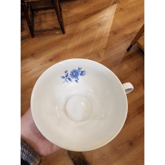 Ceramic Meissen 9 5 Place Settings Meissen Blue Dinner Set. For Sale - Image 7 of 10