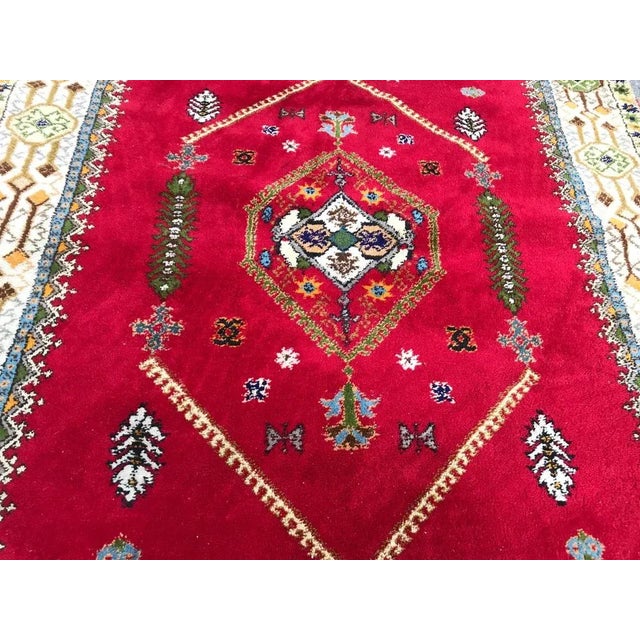 Textile 20th Century Moroccan Rabat Rug For Sale - Image 7 of 16