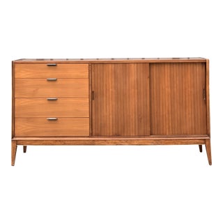 Mid Century Walnut Credenza For Sale