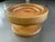 Vintage Mid-Century Haeger Pottery Pedestal Candle Holder – Warm Orange/Yellow Drip Glaze For Sale - Image 13 of 14