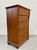 Antique Danish Pine Chest of Drawers | Carved Details + Brass Hardware, Late 19th Century For Sale - Image 11 of 15