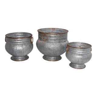 Planters - Set of 3 Vintage Bulbus For Sale
