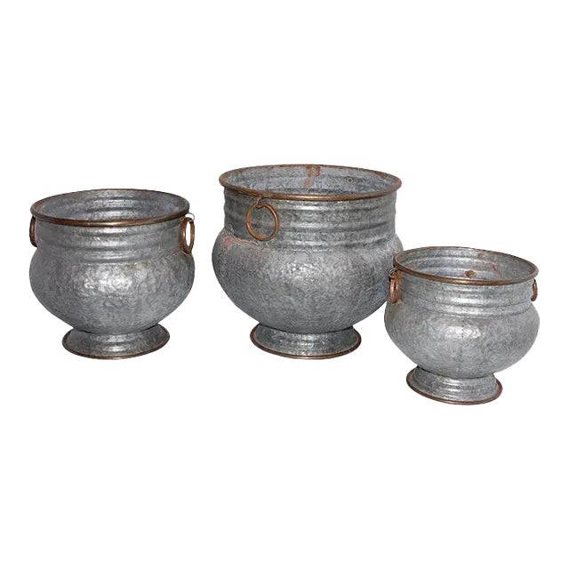 Planters - Set of 3 Vintage Bulbus For Sale