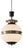 Vintage Space Age Pendant Lamp, 1970s For Sale