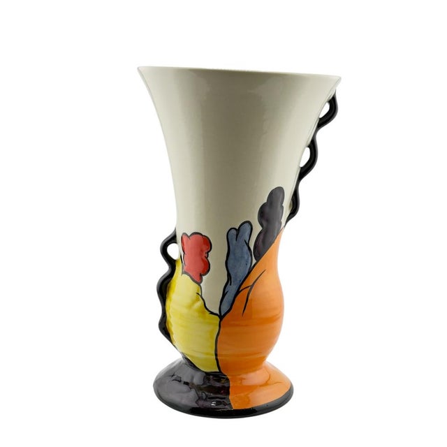 Chetwynd Twin-Handled Vase by Lorna Bailey, 1990s For Sale - Image 3 of 16