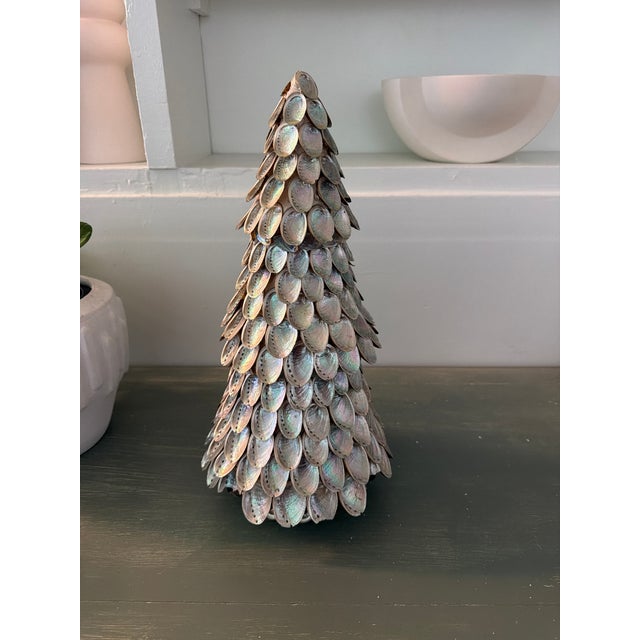 Large Abalone Shell Decorative Tree Sculpture, 17” For Sale - Image 12 of 13