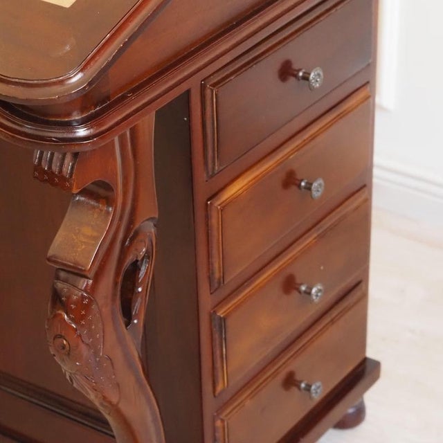 Victorian Davenport Wooden Secretaire, 1800s For Sale - Image 10 of 18