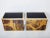 Brass Pair of Isabelle and Richard Faure Oxidized Brass Cabinets Buffets 1970s For Sale - Image 8 of 13