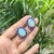 18k White Gold 14.24ct Fire Opal & Blue Sapphire Cluster Diamond Vintage Earrings- A Pair For Sale - Image 10 of 18