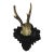 Black Forest Red Deer Trophy on Carved Plaque For Sale