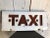 Vintage Taxi Sign, 1970s, in Good conditions. Designed 1970 to 1979