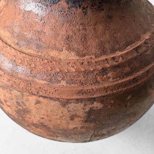 Brown Large Antique Terracotta Jar, 1890s For Sale - Image 8 of 15