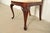 Thomasville Queen Anne Carved Solid Mahogany Side Chairs or Dining Chairs, Pair For Sale - Image 9 of 14