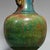Vintage Jun-Style Flambe Glazed Vase With Gilt Incised Figures & Calligraphy For Sale - Image 4 of 9