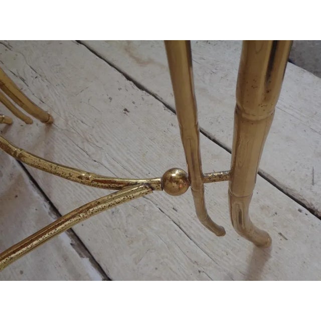 Dressing Table and Seat in Faux Bamboo, 1950s, Set of 2 For Sale - Image 17 of 18