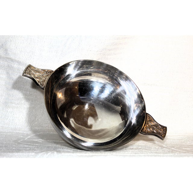Vintage Silver-Plated Quaich by Mappin & Webb, 2000s For Sale - Image 6 of 8