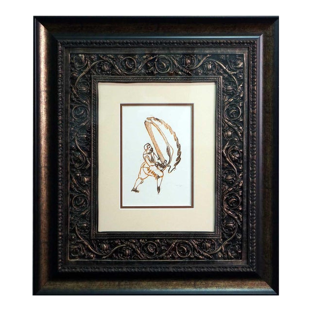 Modern Max Ernst Original Limited Edition Lithograph, "Nachwort" For Sale