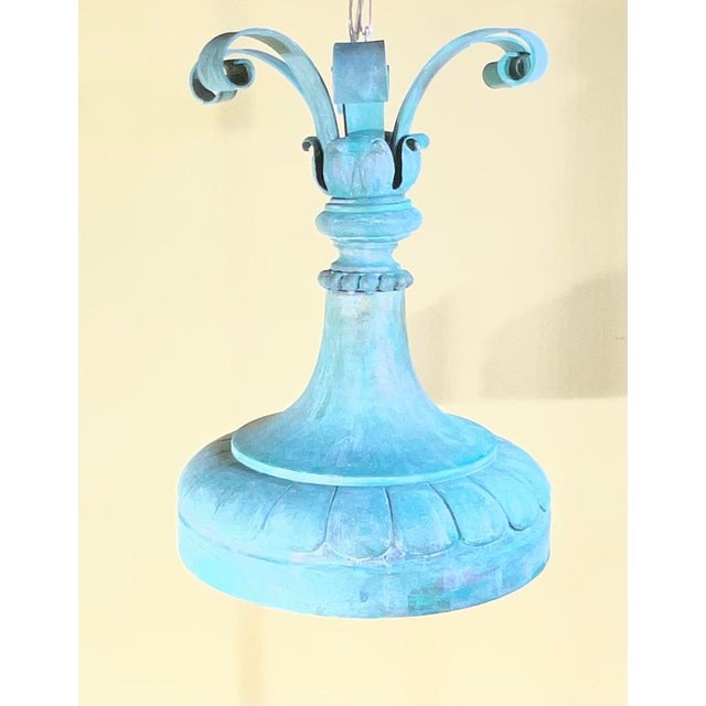 Transform your living space with an exceptional piece of history. This , one-of-a-kind ceiling chandelier is masterfully...