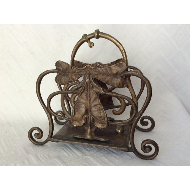 Antique Mid Century Italian Letter Holder, Office Accessory For Sale - Image 4 of 6