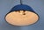 Industrial Blue Enamel and Cast Iron Pendant Lamp, 1960s For Sale - Image 11 of 18