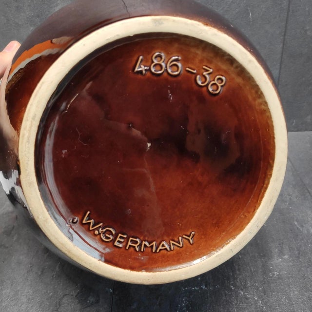 Vase with Handle from Scheurich Keramik, 1970s For Sale - Image 4 of 5