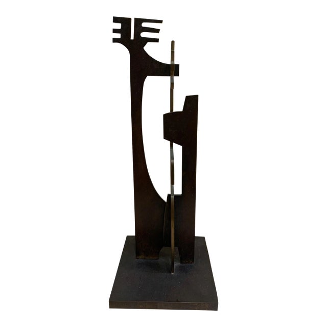 Arnaldo Ugarte "Family: Mother, Father & Child" Bronze Sculpture For Sale