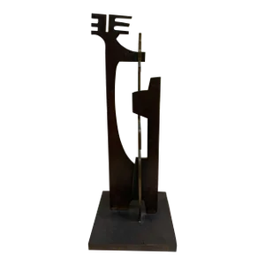 Arnaldo Ugarte "Family: Mother, Father & Child" Bronze Sculpture